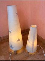 2 lampes de table, Maison & Meubles, Comme neuf, Modern, Bois, Enlèvement ou Envoi