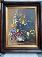 Schilderij bloemen van Clemens, Antiek en Kunst, Ophalen