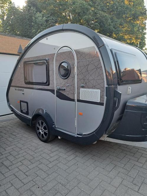 Caravan, Caravans en Kamperen, Caravans, Particulier, tot en met 2, 500 - 750 kg, Rondzit, T@b, Lengtebed, 5 tot 6 meter, Fietsenrek