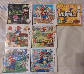 7 jeux mario sur 3ds (très peu utilisé)