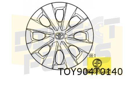 Toyota Corolla E21 Wieldop 16'' (type B)  Origineel! 4260202, Auto diversen, Wieldoppen, Nieuw, Verzenden