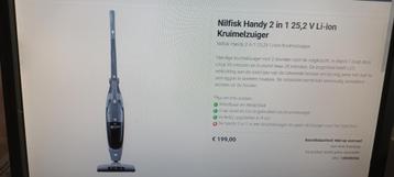 NILFISK HANDY 2 IN 1 STOFZUIGER beschikbaar voor biedingen