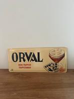 Plaque Orval métal 50/21cm en relief neuve, Collections, Comme neuf