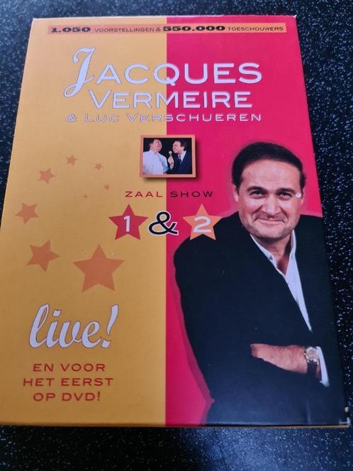 Jacques Vermeire & Luc Verschueren - zaalshow 1&2, CD & DVD, DVD | Cabaret & Sketchs, Comme neuf, Stand-up ou Spectacle de théâtre