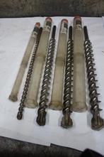 Vier SDS Max steenboren met 4 snijders van 18, 32, 35 en40mm, Doe-het-zelf en Bouw, Ophalen of Verzenden, Nieuw