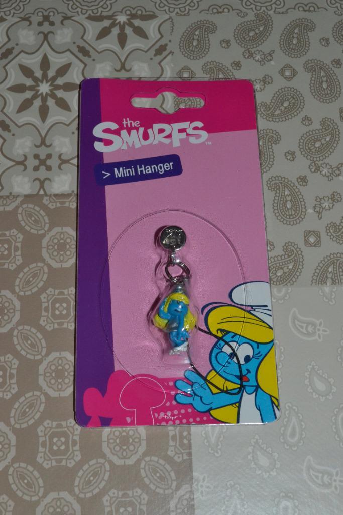 Smurfin Minihanger Zilverkleurig, Verzamelen, Smurfen, Nieuw, Gebruiksvoorwerp, Smurfin, Ophalen of Verzenden
