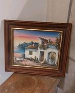 Peinture à l'huile sur toile petit bord de mer, Enlèvement