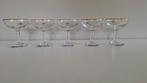 5 vintage babysham glazen, met gouden rand., Antiek en Kunst, Antiek | Glaswerk en Kristal, Ophalen of Verzenden