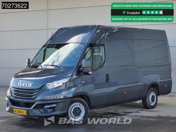 Iveco Daily 35S14 Automaat L2H2 Airco Cruise Parkeersensoren, Autos, Argent ou Gris, Achat, Euro 6, Diesel