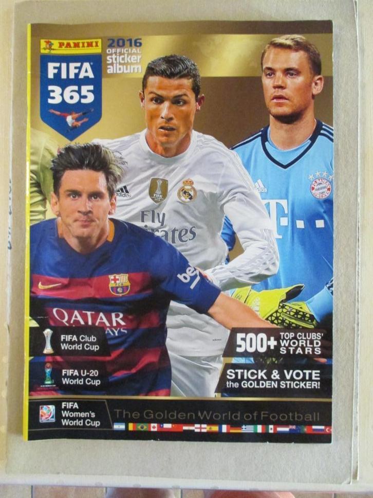 PANINI FIFA 365 van 2016 album., Verzamelen, Sportartikelen en Voetbal, Zo goed als nieuw, Boek of Tijdschrift, Ophalen of Verzenden