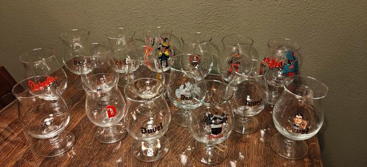 Collectie duvel glazen, Verzamelen, Biermerken, Zo goed als nieuw, Duvel, Ophalen of Verzenden