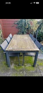 Table de jardin, Jardin & Terrasse, Table à dinner, Utilisé, Sets de jardin, 6 places