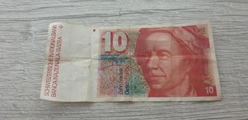 Billet de 10 Francs Suisses – Leonhard Euler, Enlèvement ou Envoi, Autres pays, Série