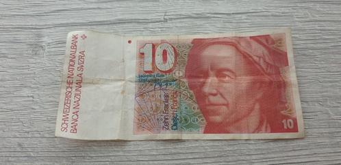 Bankbiljet van 10 Zwitserse frank — Leonhard Euler, Postzegels en Munten, Bankbiljetten | Europa | Niet-Eurobiljetten, Setje, Overige landen