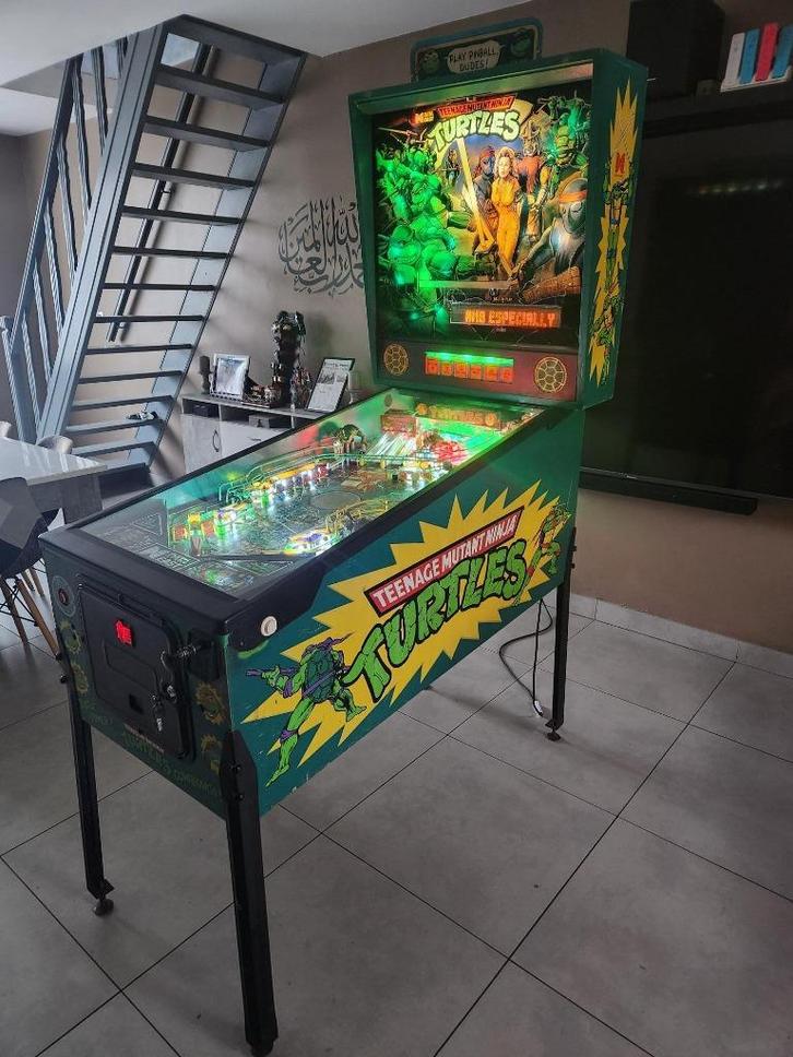 flipper turtles ninja (data est ) full led, Games en Spelcomputers, Games | Overige, 2 spelers, Ophalen