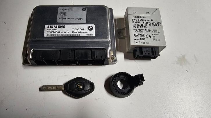 Startset Contactslot + ECU MS43 flash BMW 3 Serie E46 320i M, Auto-onderdelen, Elektronica en Kabels, Gebruikt, Ophalen of Verzenden