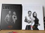 Pakket van 2 boeken LIFESTYLE en FITFOOD GIDS Dag één, Enlèvement ou Envoi, Utilisé, Fitness