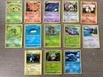 Pokémon, 13 stuks basic kaarten, Ophalen of Verzenden, Zo goed als nieuw, Meerdere kaarten