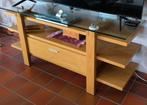 Tv kast, Ophalen, 100 tot 150 cm, Glas, Zo goed als nieuw