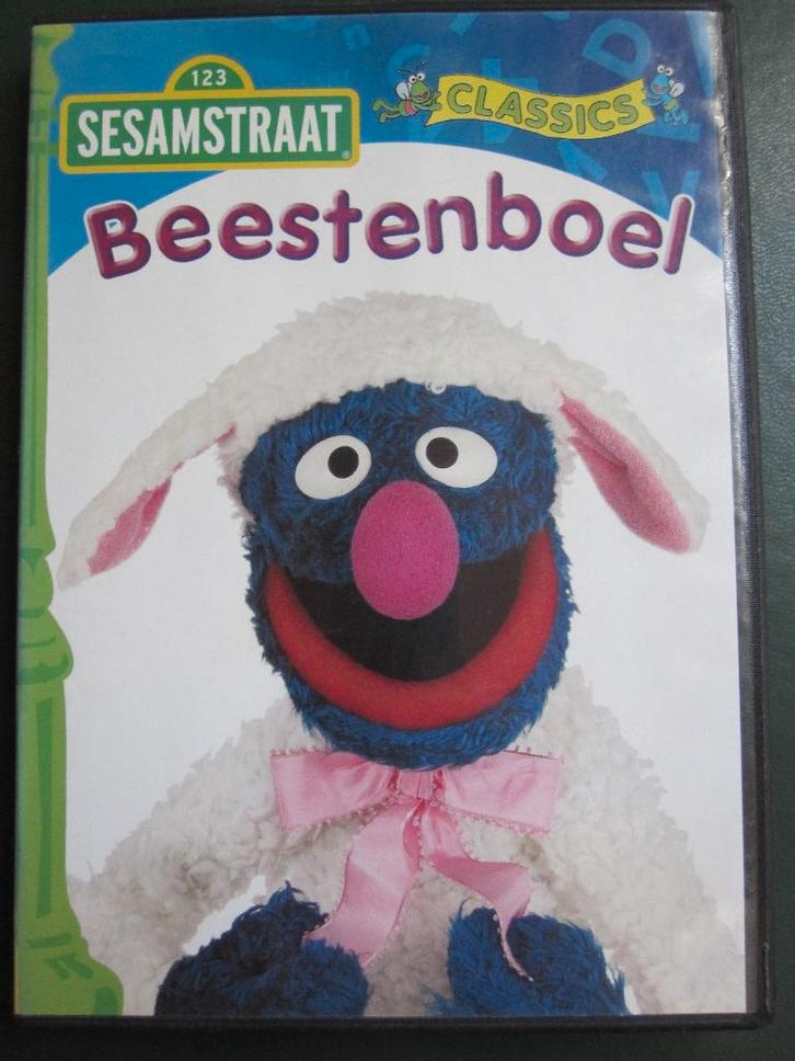 Sesamstraat - Beestenboel, Cd's en Dvd's, Dvd's | Kinderen en Jeugd, Zo goed als nieuw, Tv fictie, Educatief, Alle leeftijden
