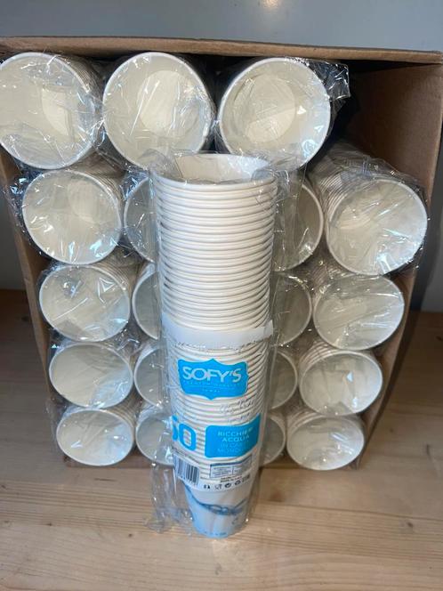 kartonnen wegwerpbekers (karton 1000 stuks) ook van plastic, Zakelijke goederen, Horeca | Food, Dranken, Ophalen of Verzenden