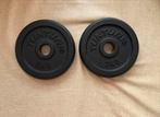 Lot de 2 disques en fonte Tunturi 3kg, Ophalen of Verzenden, Zo goed als nieuw