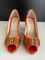 PUMPS Peeptoes CYPRÈS- maat 38, Pumps, Oranje, Ophalen of Verzenden, Cypres
