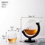 Globe Whisky Karaf SNELLE GRATIS LEVERING, Antiek en Kunst, Verzenden