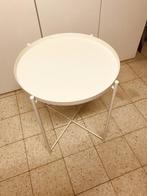 salontafeltje met dienblad, Huis en Inrichting, Ophalen, Minder dan 50 cm, 50 tot 75 cm, Rond