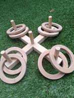 Nieuwe houten ringen werpen met 8 ringen zeer sterk 35€, Ophalen, Nieuw