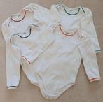 Lot de 4 bodies blancs manches longues - T86 (2ans) - Hema, Ophalen, Nacht- of Onderkleding, Jongetje of Meisje, Zo goed als nieuw