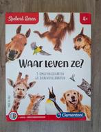 Educatief spel 'waar leven ze?', Hobby en Vrije tijd, Ophalen