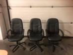 Bureaustoelen zwart. 2 stuks of apart, Ophalen, Zwart