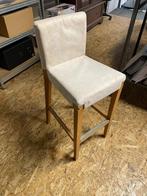 Set van 3 houten barkrukken Ikea met rugleuning, Huis en Inrichting, Barkrukken, 3 krukken, Ophalen, Gebruikt, Hout