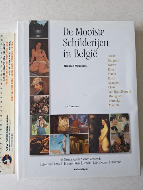Kunstboek De mooiste schilderijen in Belgie Nieuwe meesters, Boeken, Kunst en Cultuur | Beeldend, Zo goed als nieuw, Ophalen of Verzenden