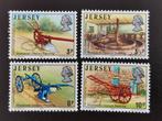 Jersey 1975 - 19e eeuwse landbouwwerktuigen - boeren **, Postzegels en Munten, Postzegels | Europa | UK, Ophalen of Verzenden