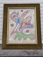 aquarelle signe Albert Gustave Grégoire, Antiek en Kunst, Ophalen of Verzenden