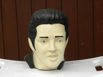 Elvis tête vintage en grès peint datant des années 50 ou 60 beschikbaar voor biedingen
