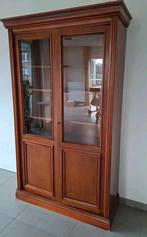 Kerselaar vitrinekast afm. 110/200/42 cm., Ophalen