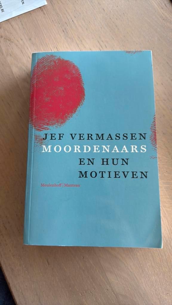 Jef Vermassen - Moordenaars en hun motieven, Livres, Politique & Société, Enlèvement ou Envoi