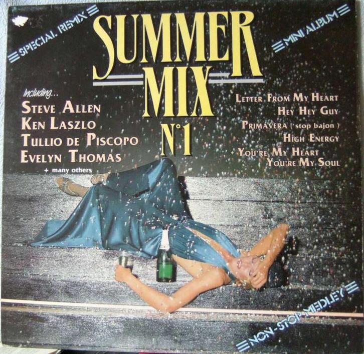 LP Summermix nr 1, Cd's en Dvd's, Vinyl | Rock, Zo goed als nieuw, Poprock, 12 inch, Ophalen of Verzenden