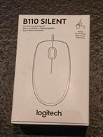 Logitech USB muis B110 silent, Computers en Software, Muizen, Ophalen of Verzenden, Nieuw, Muis