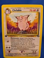 Clefable 17/64 - Jungle (1st edition), Hobby en Vrije tijd, Verzamelkaartspellen | Pokémon, Verzenden, Gebruikt