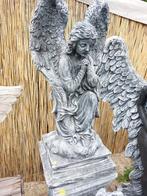 Engel Gabriël op zuil, 165cm hoog, Nieuw, Engelenbeeld, Beton, Ophalen of Verzenden