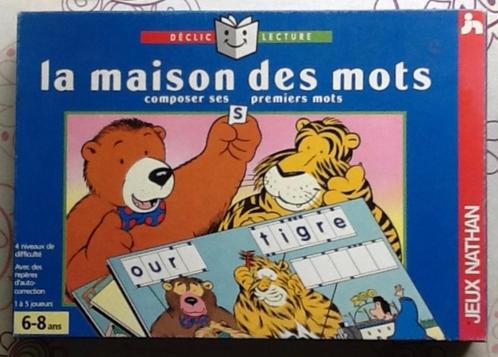 Jeu La maison des mots, composer ses premiers mots, Kinderen en Baby's, Speelgoed | Educatief en Creatief, Gebruikt, Ophalen of Verzenden