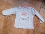 Lichtblauwe longsleeve met opschrift, maat 74, Kinderen en Baby's, Babykleding | Maat 74, Ophalen of Verzenden, Gebruikt