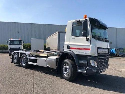 DAF CF 450 450 FAN 6X2 axle with HYVA Loader 20-53-S, Auto's, Vrachtwagens, Particulier, ABS, Achteruitrijcamera, Adaptive Cruise Control