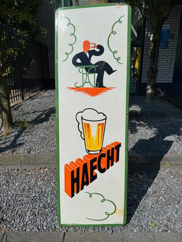 HAECHT pils emaille reclamebord 1952 beschikbaar voor biedingen