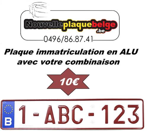 Plaque d’immatriculation alu, Auto-onderdelen, Overige Auto-onderdelen, Alfa Romeo, Amerikaanse onderdelen, Audi, BMW, Citroën