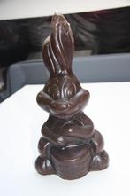 Groot paashaas / konijn bruine kaars * 32 cm hoogte, Ophalen of Verzenden, Nieuw, Bruin, Kaars